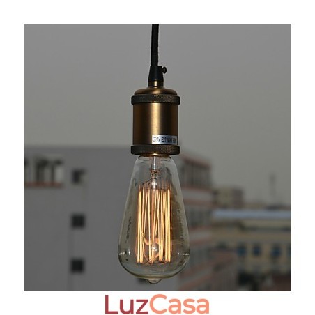 Luminária pendente galvanizada estilo vintage clássico tradicional mini Luminária pendente galvanizada estilo vintage clássico tradicional mini