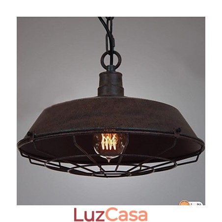1 Luminária pendente de metal vintage 1 Luminária pendente de metal vintage