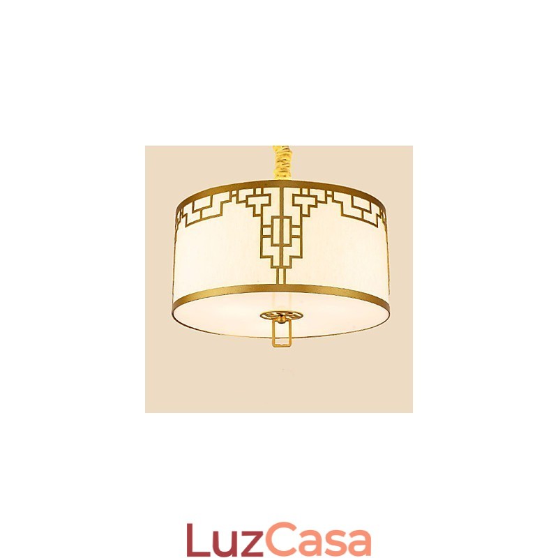 Iluminação suspensa estilo chinês simplicidade moderna