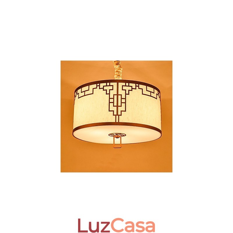 Iluminação suspensa estilo chinês simplicidade moderna
