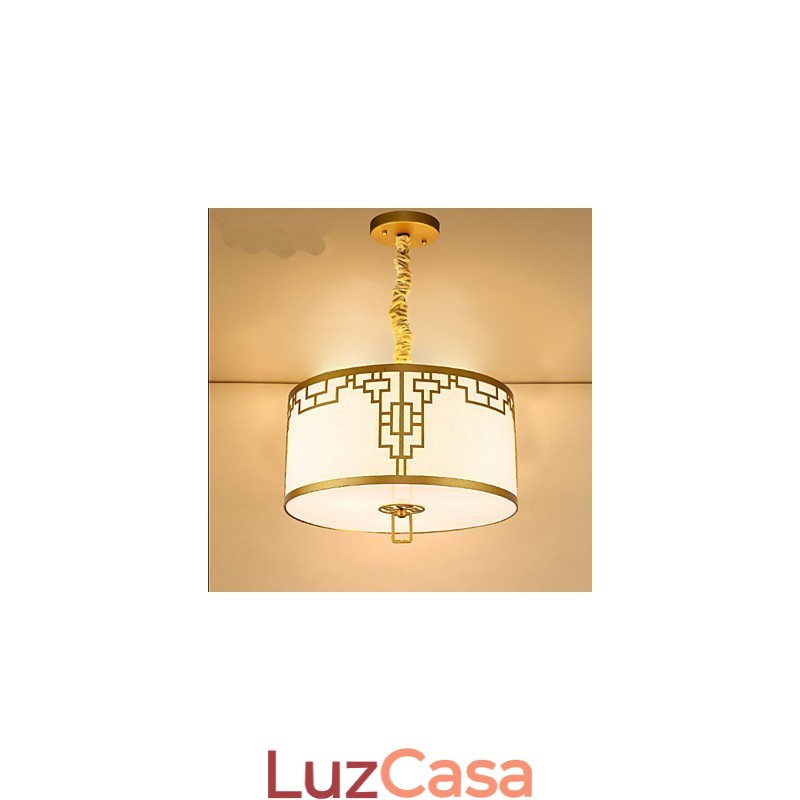 Iluminação suspensa estilo chinês simplicidade moderna
