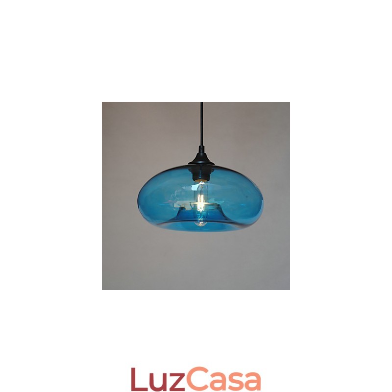 Pendente Característico Moderno 1 Luz Com Sombra Transparente