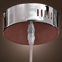 Luminária pendente moderna contemporânea estilo globo mini cromado de metal