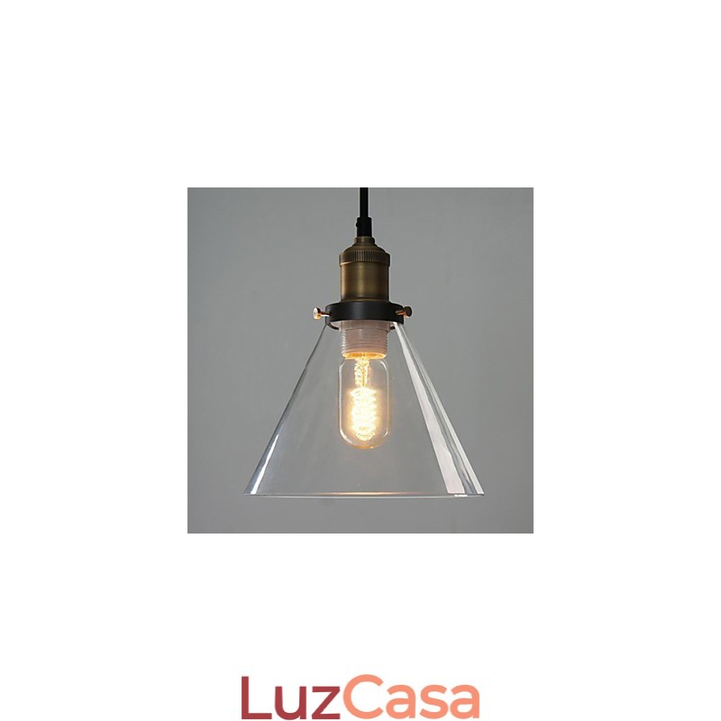 Tradicional clássico vintage tigela mini estilo pintura metal pingente luz