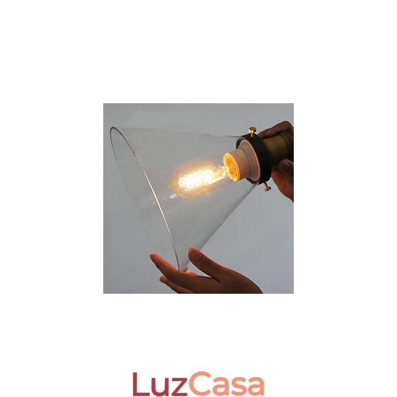 Tradicional clássico vintage tigela mini estilo pintura metal pingente luz