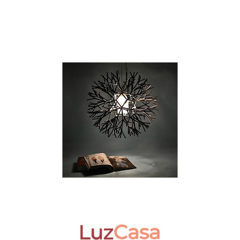 Luminária pendente de metal contemporânea moderna