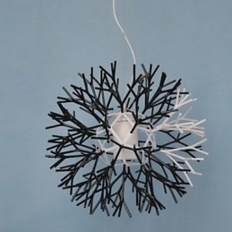 Luminária pendente de metal contemporânea moderna