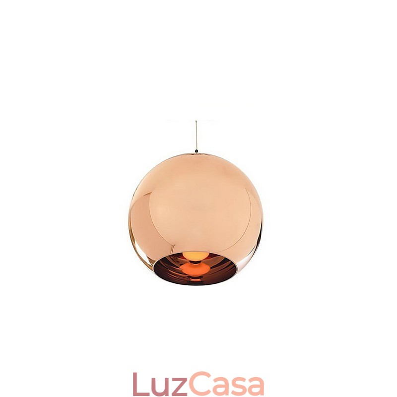 Criativo Simples Vidro Nórdico Retro Galvanoplastia Bola Pendente Lâmpada Luz