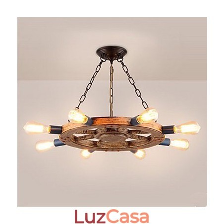 Lustre nostálgico de resina de ferro Lustre nostálgico de resina de ferro