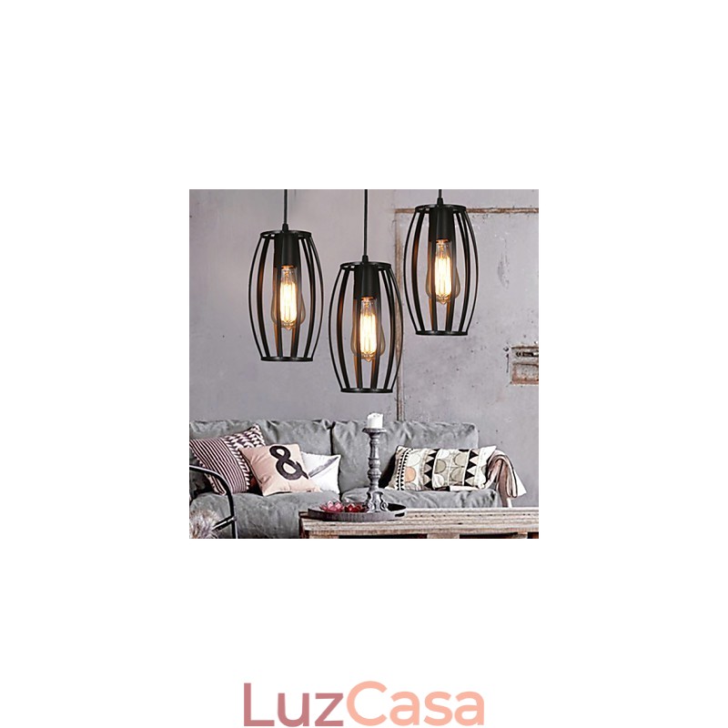 Creative Loft Restaurando Maneiras Antigas Lustre de Ferro Forjado de Cabeça Única