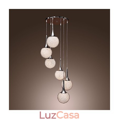 Globo moderno contemporâneo metal galvanizado montagem embutida Globo moderno contemporâneo metal galvanizado montagem embutida