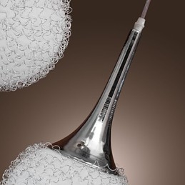 Globo moderno contemporâneo metal galvanizado montagem embutida
