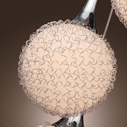 Globo moderno contemporâneo metal galvanizado montagem embutida