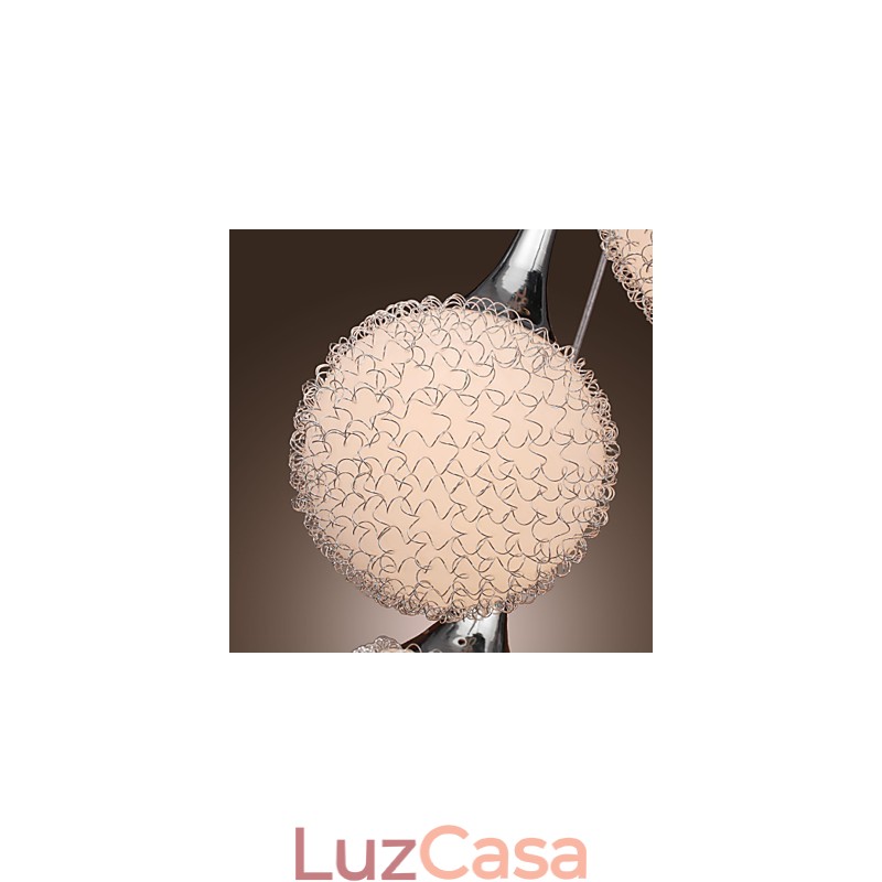 Globo moderno contemporâneo metal galvanizado montagem embutida