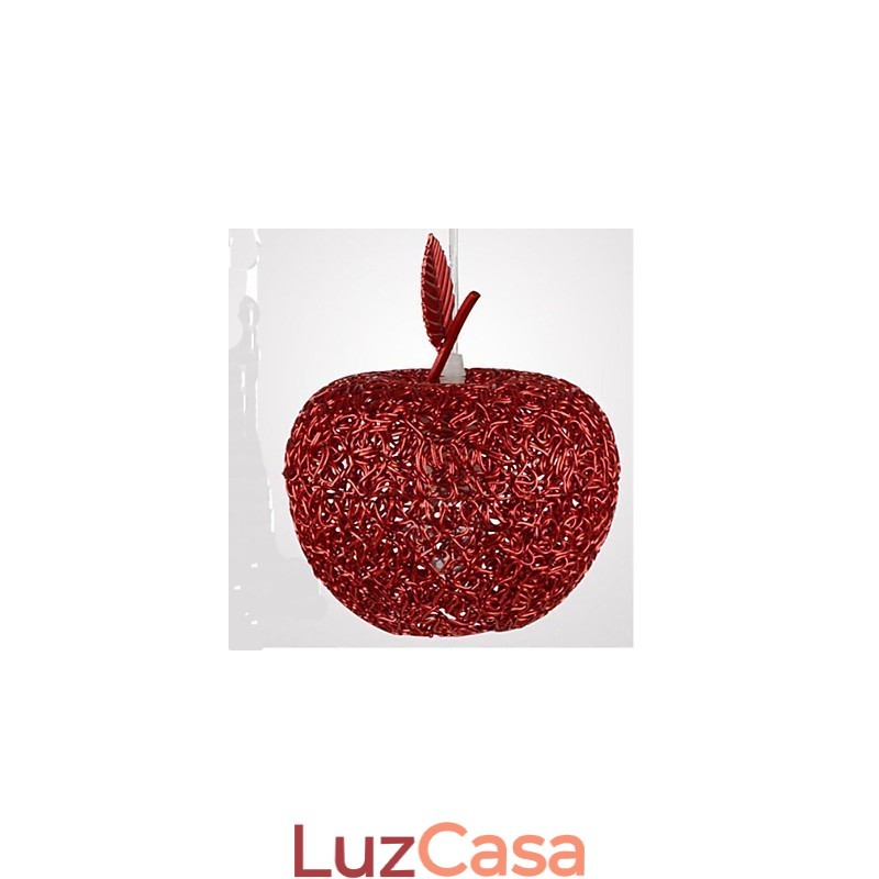 Lustre de alumínio trançado com sete lâmpadas de cabeça Apple