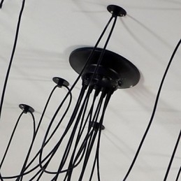 Vintage Edison Múltiplo Ajustável DIY Lâmpada de Teto Luz Pingente Iluminação Lustre Moderno Chique Industrial Jantar