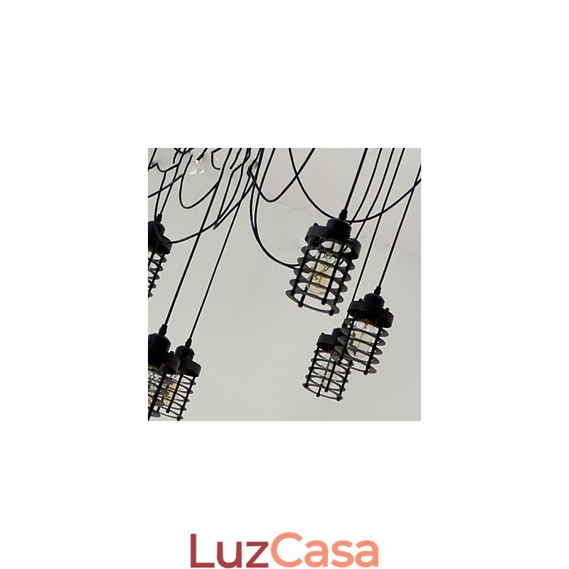 Vintage Edison Múltiplo Ajustável DIY Lâmpada de Teto Luz Pingente Iluminação Lustre Moderno Chique Industrial Jantar