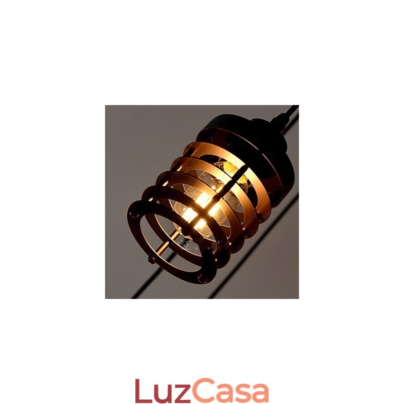Vintage Edison Múltiplo Ajustável DIY Lâmpada de Teto Luz Pingente Iluminação Lustre Moderno Chique Industrial Jantar