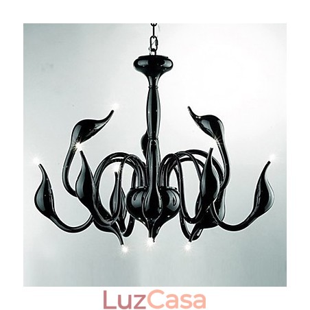 Lustre de metal galvanizado estilo vela contemporâneo moderno Lustre de metal galvanizado estilo vela contemporâneo moderno
