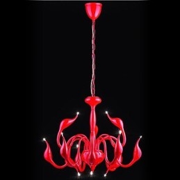 Lustre de metal galvanizado estilo vela contemporâneo moderno