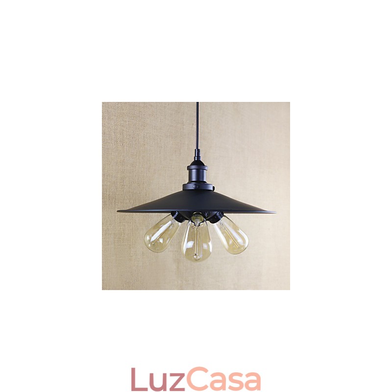 Luzes Pendentes Tradicionais Clássico Vintage Retro Country Garagem Metal