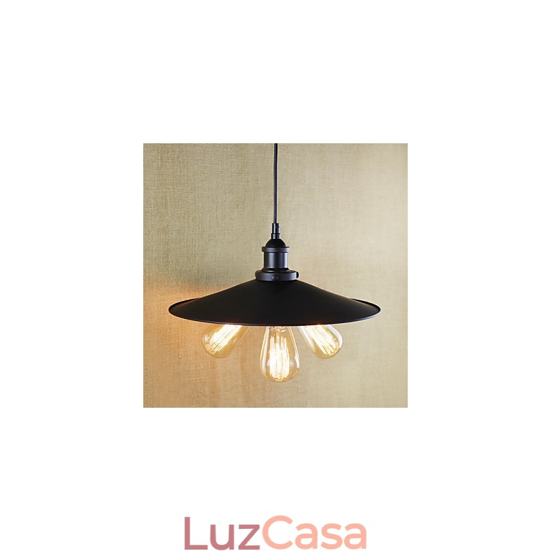 Luzes Pendentes Tradicionais Clássico Vintage Retro Country Garagem Metal