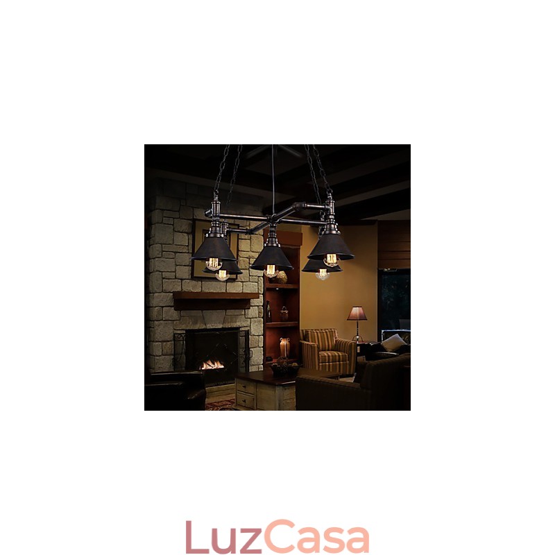 Retro Classic Metal Ceiling Lights Simples Luminárias Pendentes Café Luminária Pendente
