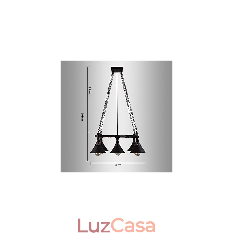 Retro Classic Metal Ceiling Lights Simples Luminárias Pendentes Café Luminária Pendente