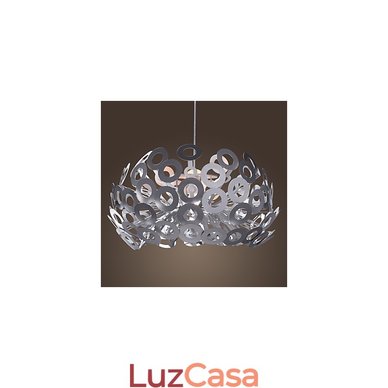 Luminária pendente moderna em formato de círculo Abajur em destaque