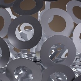 Luminária pendente moderna em formato de círculo Abajur em destaque