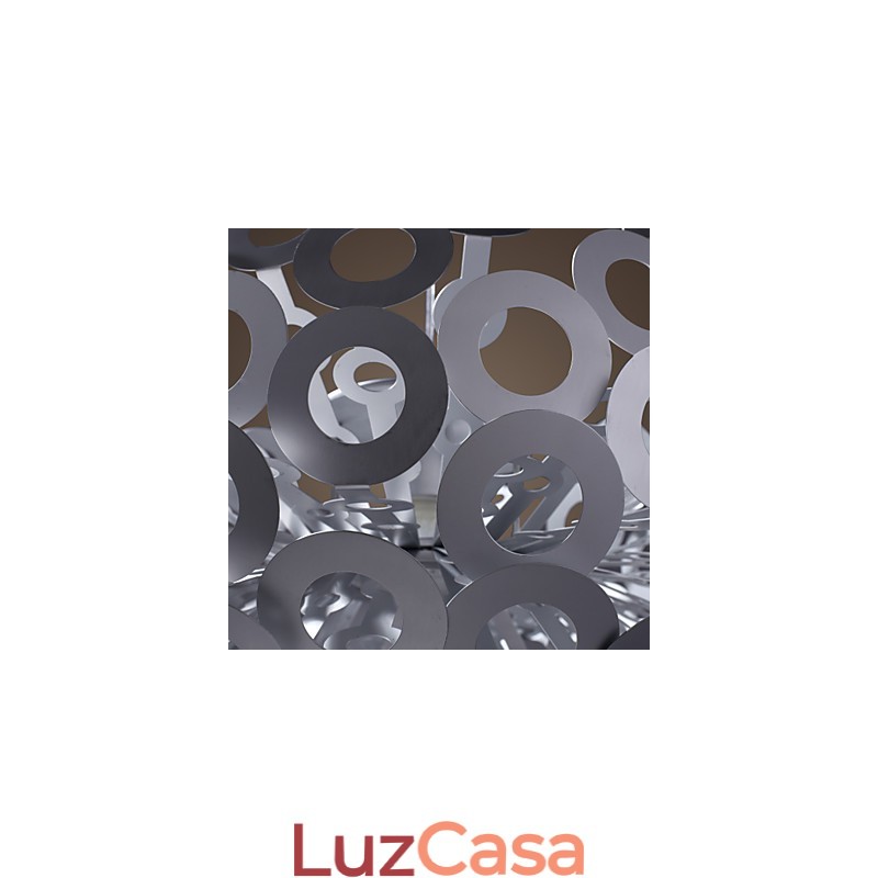 Luminária pendente moderna em formato de círculo Abajur em destaque