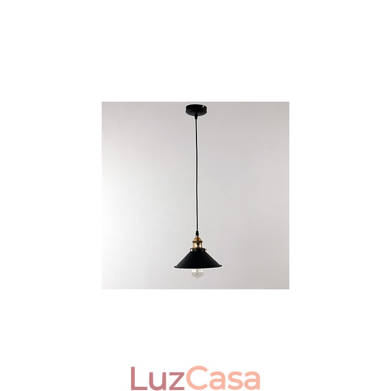 Luminária pendente estilo retrô tradicional clássica com pintura em estilo mini