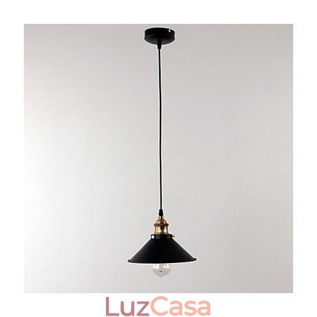 Luminária pendente estilo retrô tradicional clássica com pintura em estilo mini