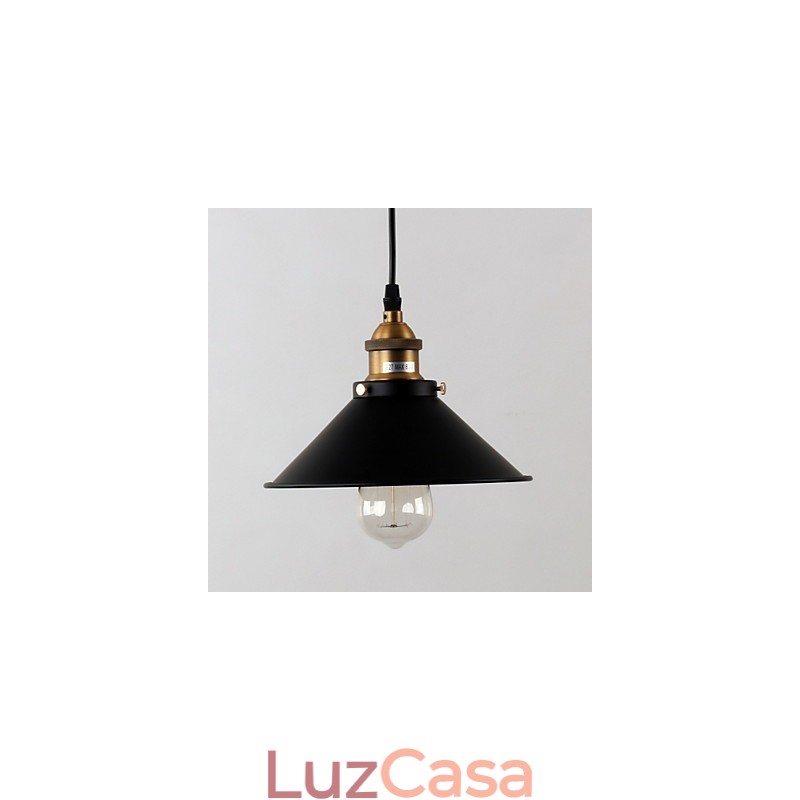 Luminária pendente estilo retrô tradicional clássica com pintura em estilo mini