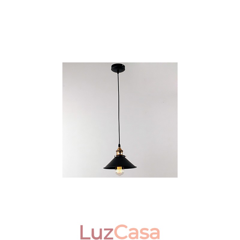 Luminária pendente estilo retrô tradicional clássica com pintura em estilo mini