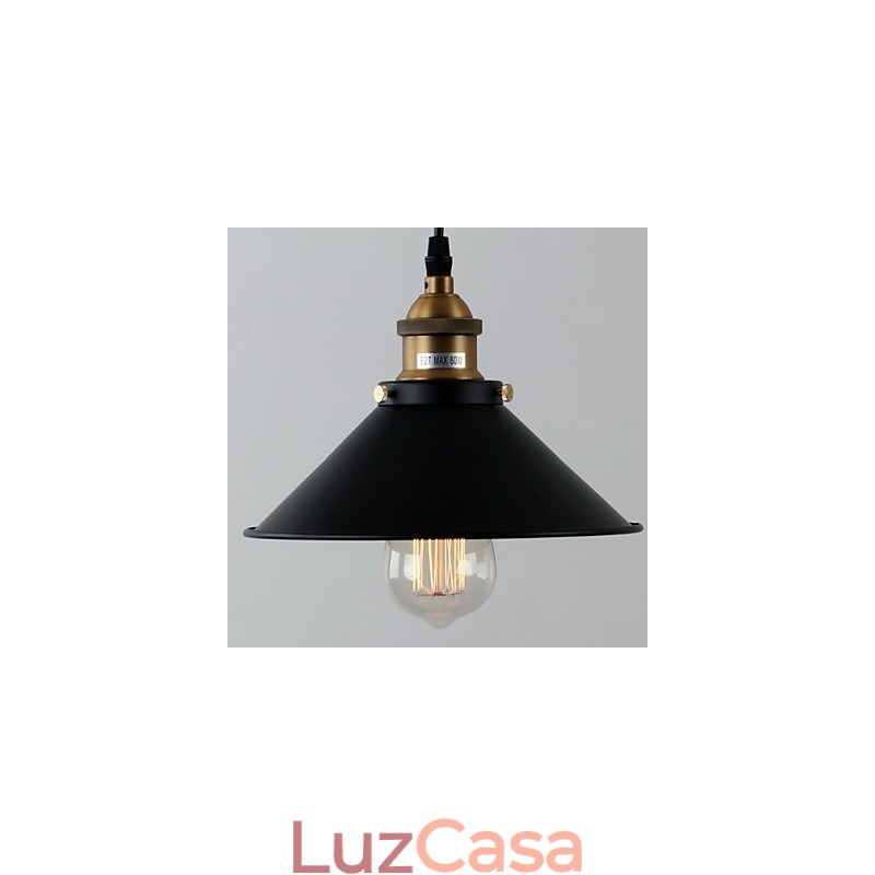 Luminária pendente estilo retrô tradicional clássica com pintura em estilo mini