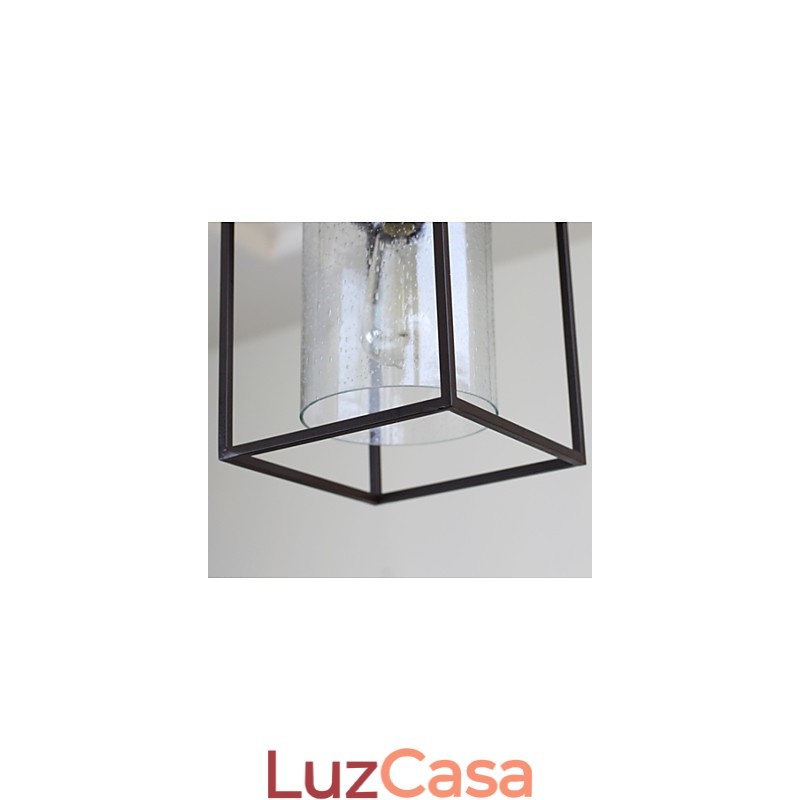 Moldura quadrada do teto de vidro do estilo country nórdico