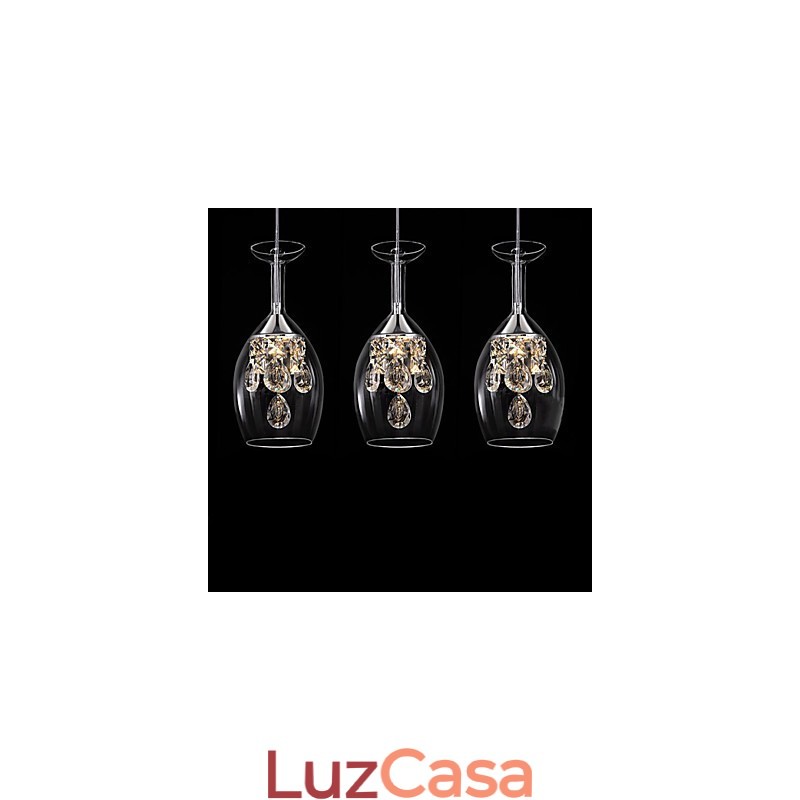 Ilha Contemporânea Moderna Outros Lustre de Metal Pendente Luz