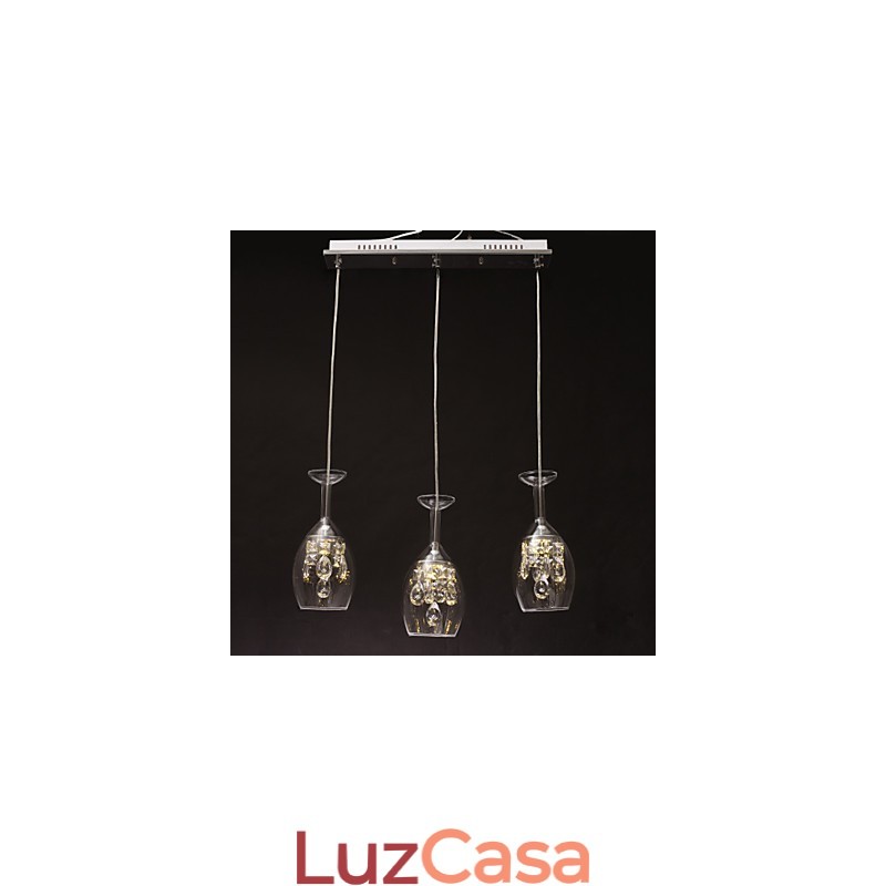Ilha Contemporânea Moderna Outros Lustre de Metal Pendente Luz