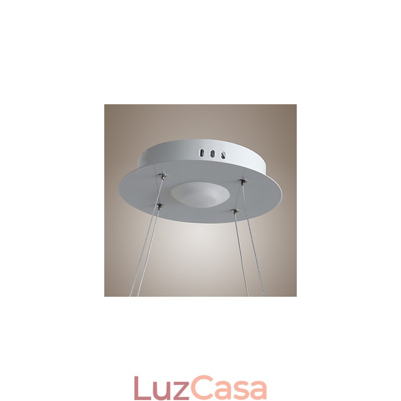 Luminária pendente design moderno living ring