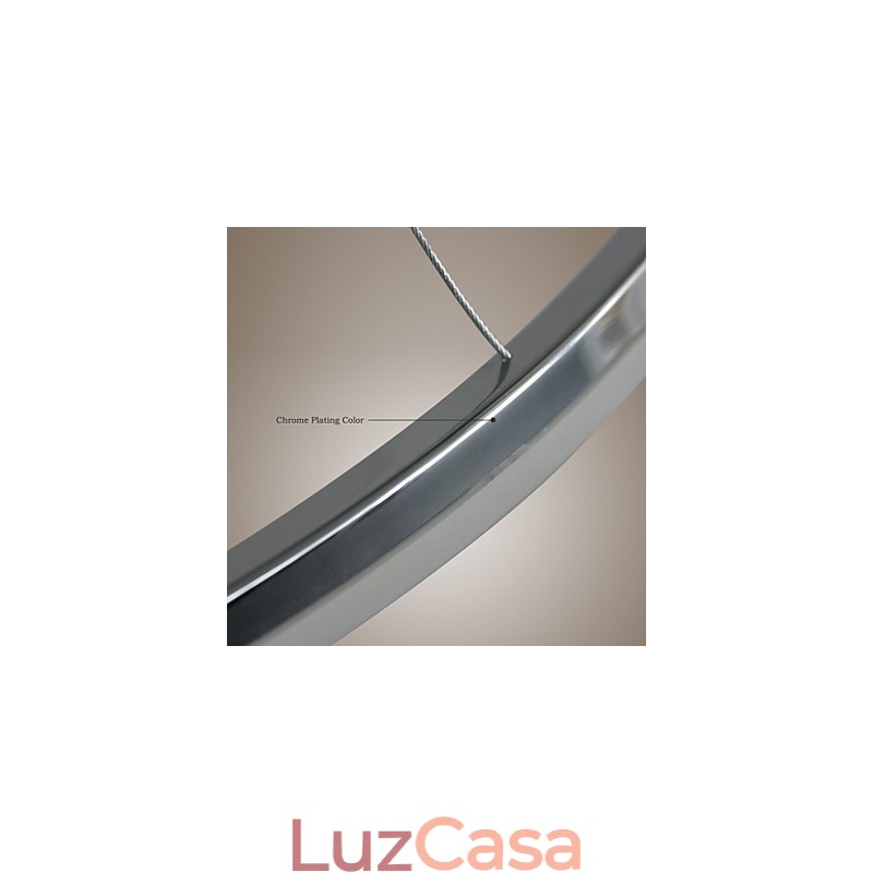 Luminária pendente design moderno living ring