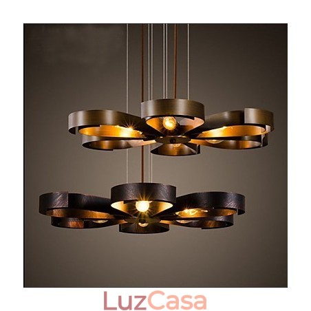 Luminária pendente estilo americano de ferro industrial estilo vento Luminária pendente estilo americano de ferro industrial estilo vento