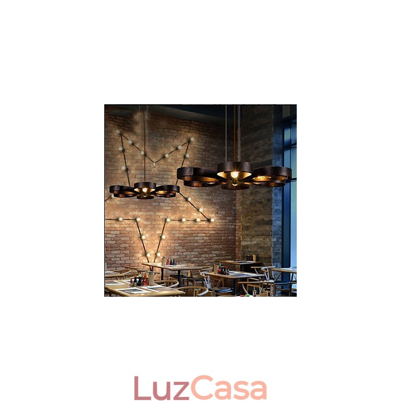 Luminária pendente estilo americano de ferro industrial estilo vento