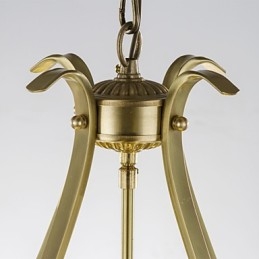 Família de luminárias de teto de cobre com design decorativo contemporâneo moderno