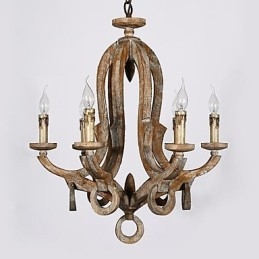 Lustre de metal com pintura estilo retrô vintage mini