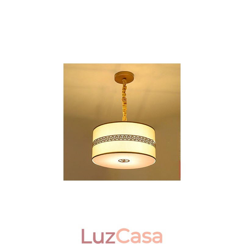 Iluminação suspensa estilo chinês simplicidade moderna