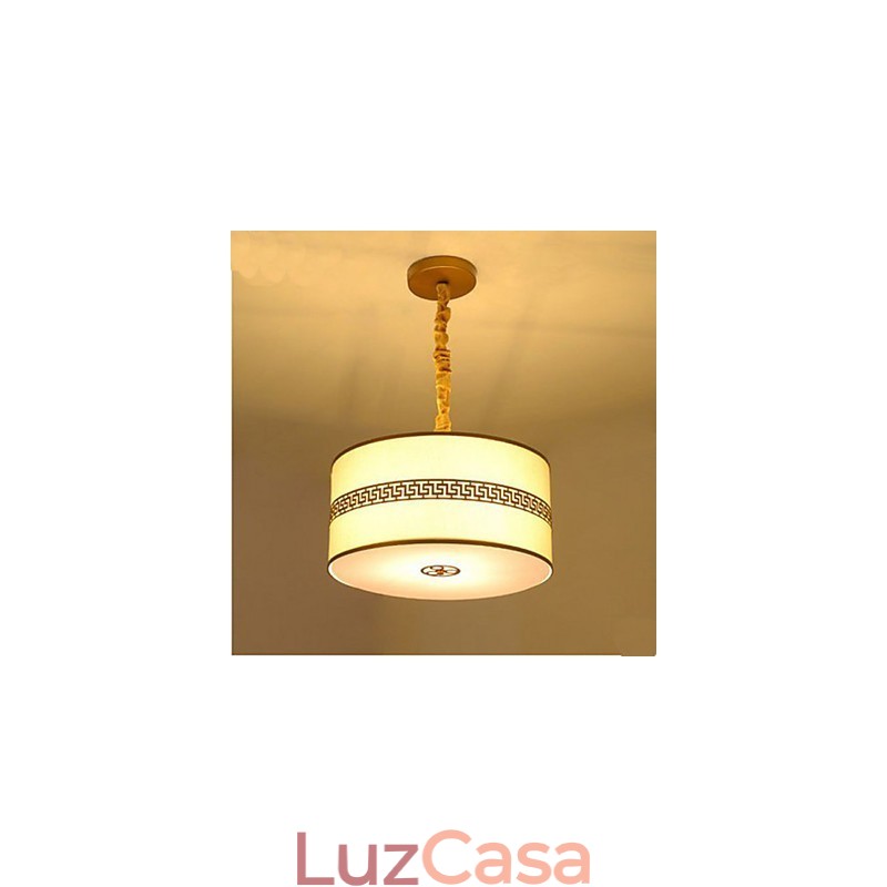 Iluminação suspensa estilo chinês simplicidade moderna