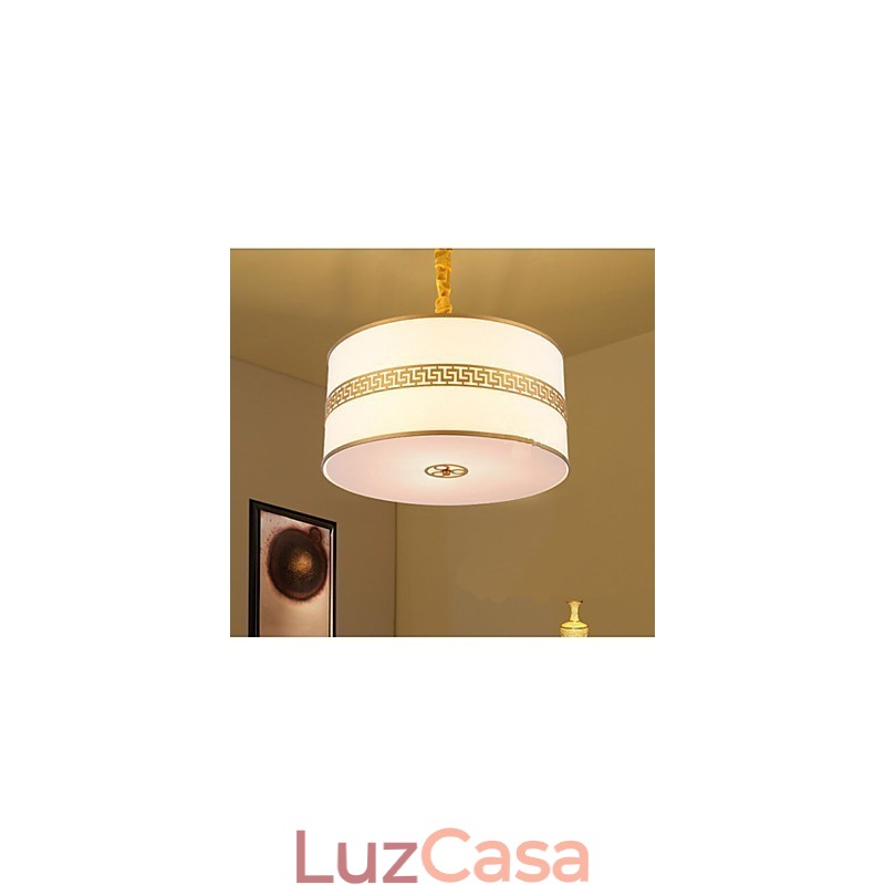 Iluminação suspensa estilo chinês simplicidade moderna