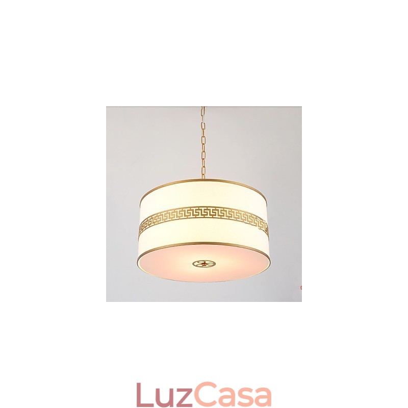 Iluminação suspensa estilo chinês simplicidade moderna