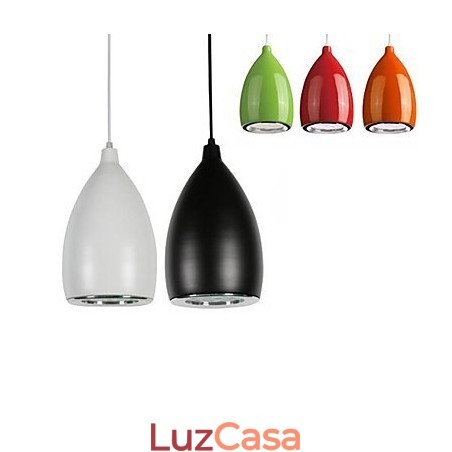 Luminária pendente de metal com pintura de globo contemporânea moderna Luminária pendente de metal com pintura de globo contemporânea moderna